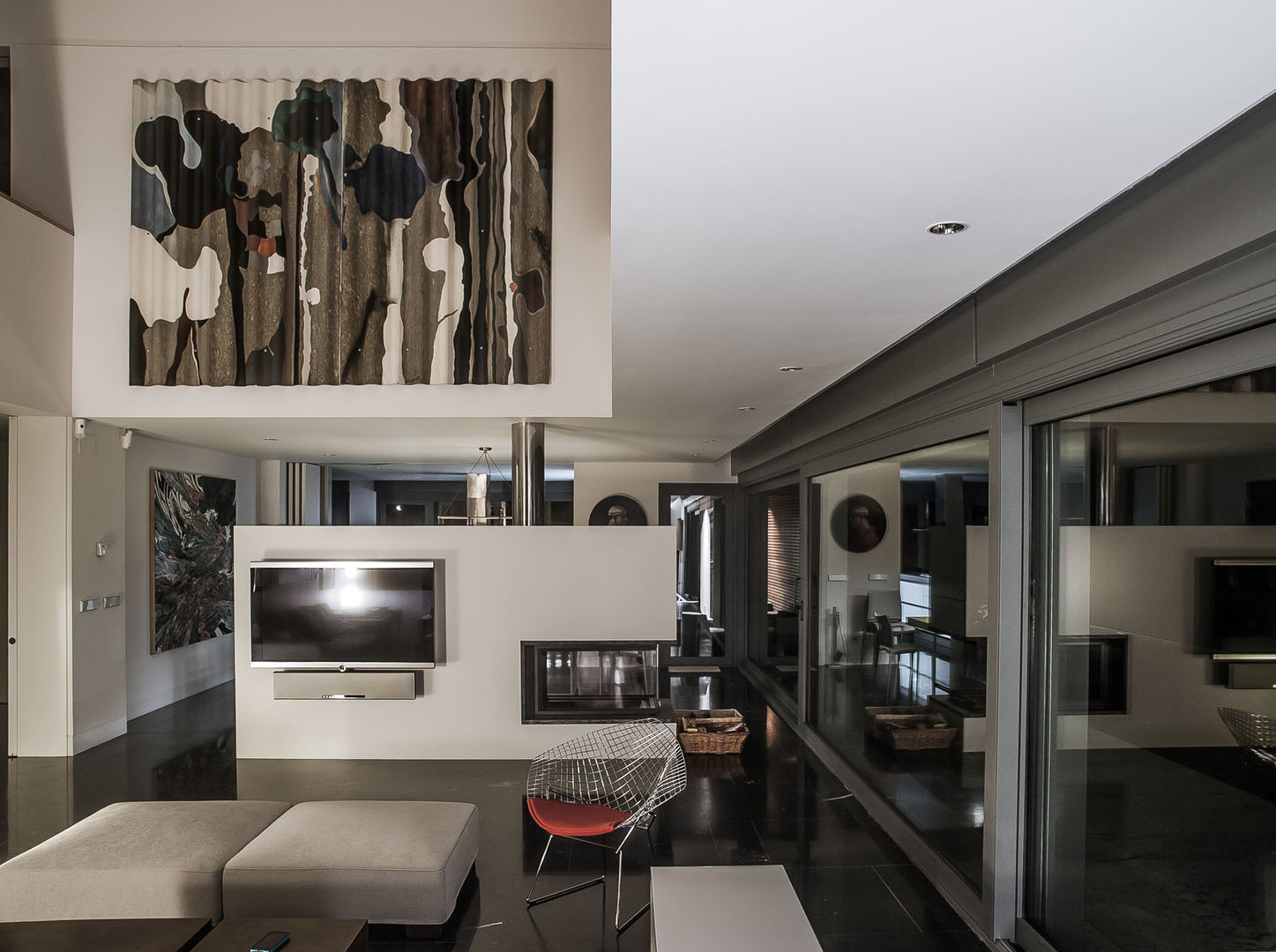 Enamórate de esta Casa Moderna con Vistas al mismísimo ¡paraíso! , EAS Arquitectura EAS Arquitectura Modern Living Room