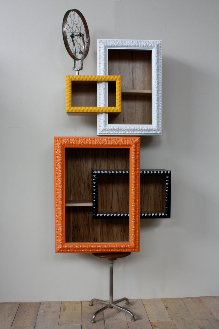 FRAME IT - Duchamp, Macrit - Materie Creative Italiane Macrit - Materie Creative Italiane غرفة المعيشة خشب Wood effect Storage