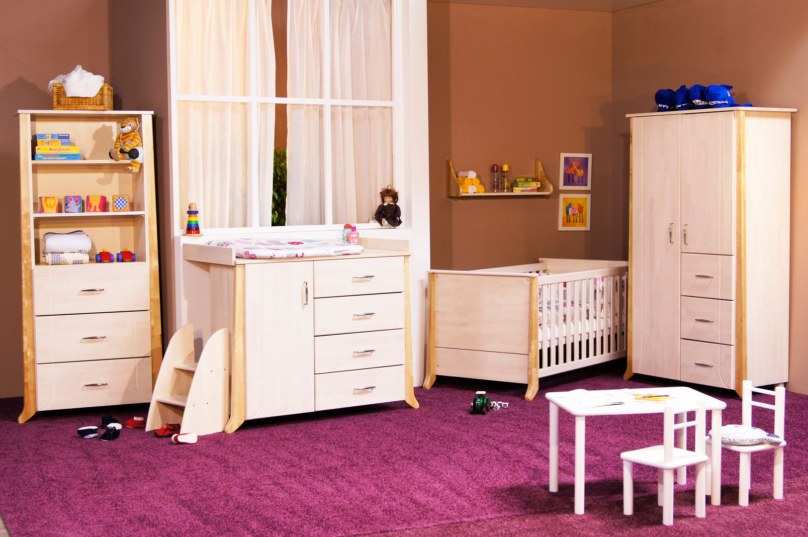 Kinderzimmer "Willi", taube Kinder- und Jugendmöbel taube Kinder- und Jugendmöbel Scandinavian style nursery/kids room