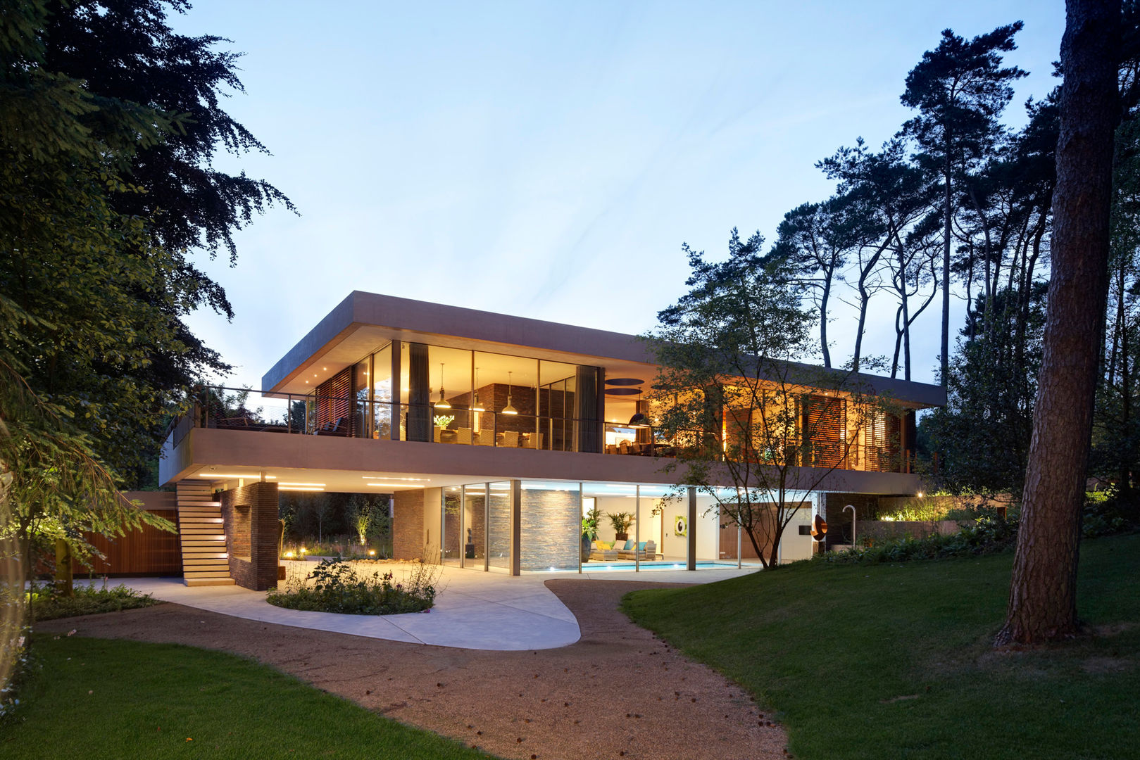 Dune villa, HILBERINKBOSCH architecten HILBERINKBOSCH architecten 모던스타일 주택