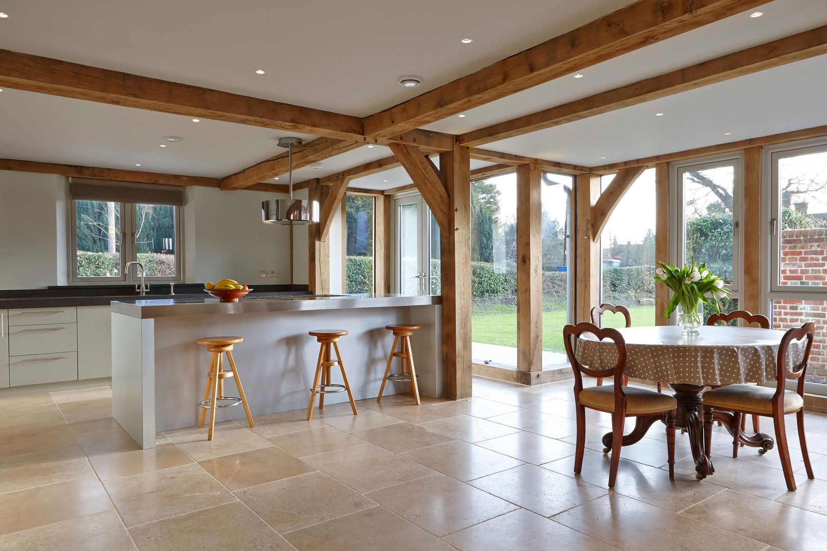 Stable Cottage Adam Coupe Photography Limited Country style dining room