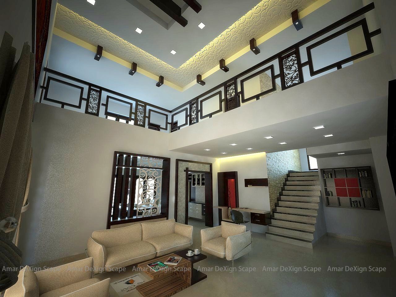 Residential Interiors, Amar DeXign Scape Amar DeXign Scape Phòng khách phong cách châu Á