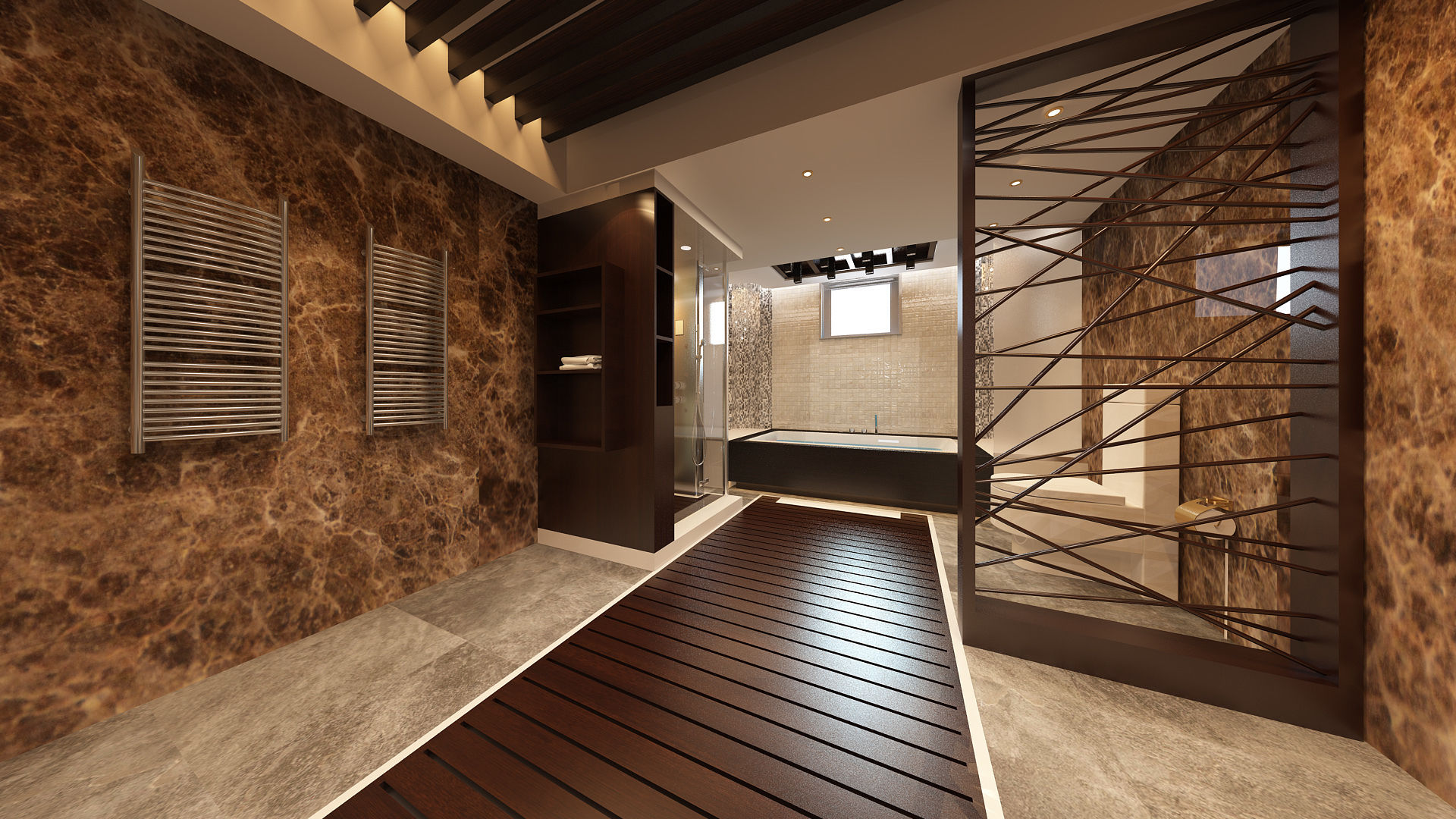 BATHROOMS FOR PRIVATE CLIENT, TOPOS+PARTNERS TOPOS+PARTNERS Baños clásicos