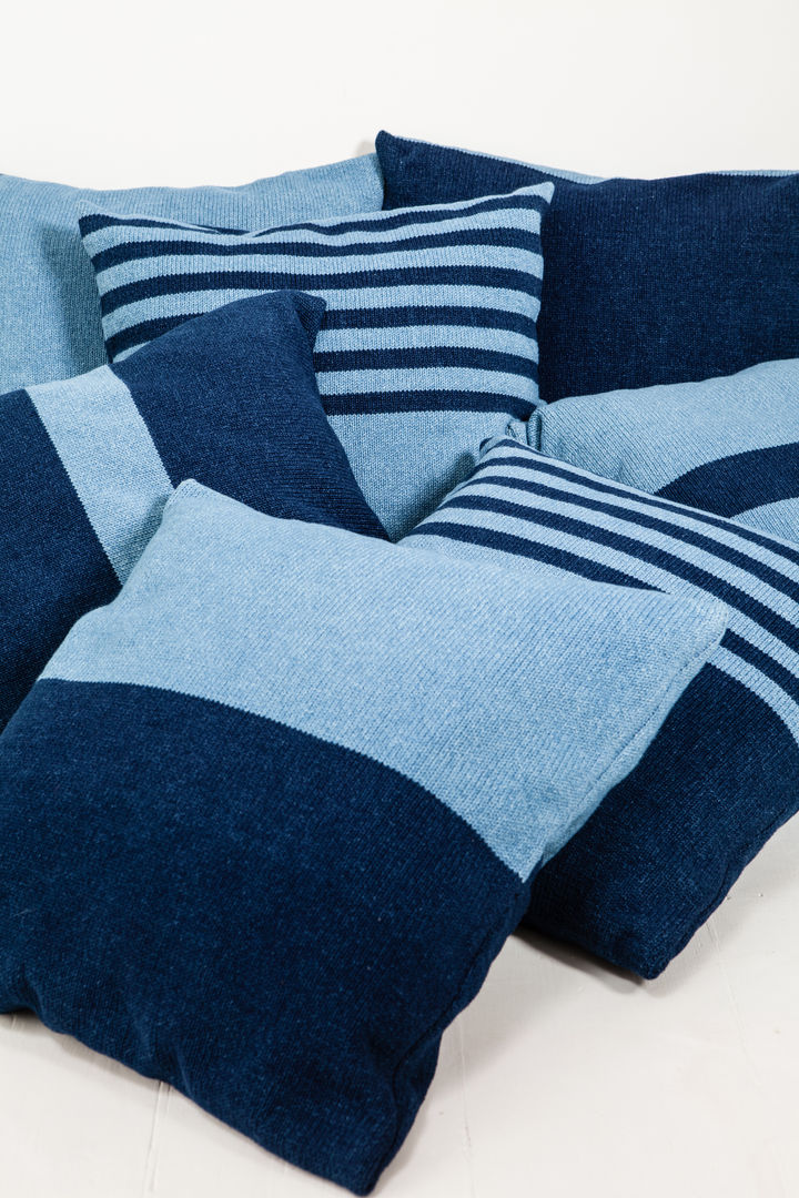 Denim Range From Brighton With Love Modern style bedroom Textiles