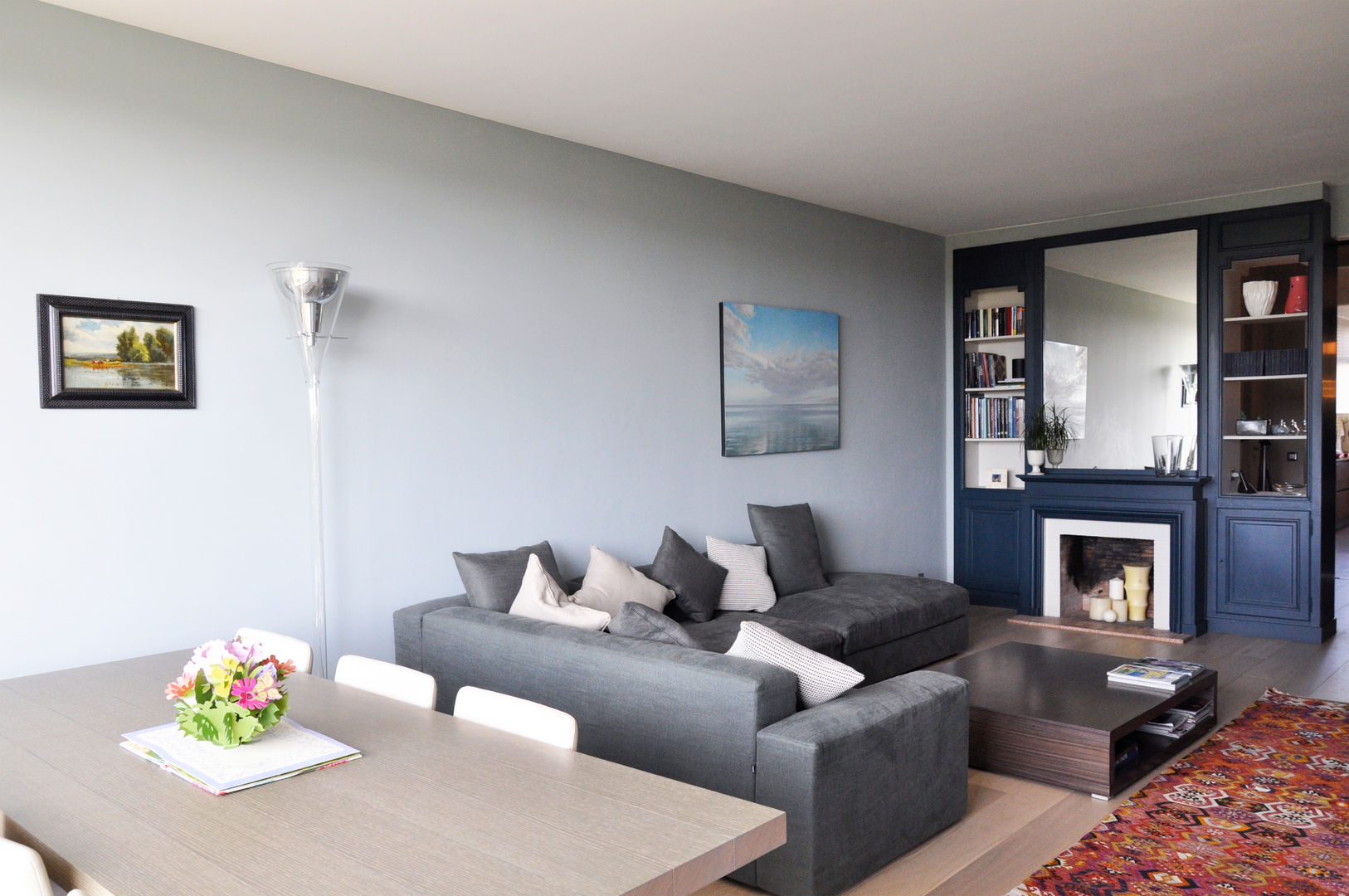 APPARTEMENT PARIS XVI, Barbara Sterkers , architecte d'intérieur Barbara Sterkers , architecte d'intérieur Modern Living Room