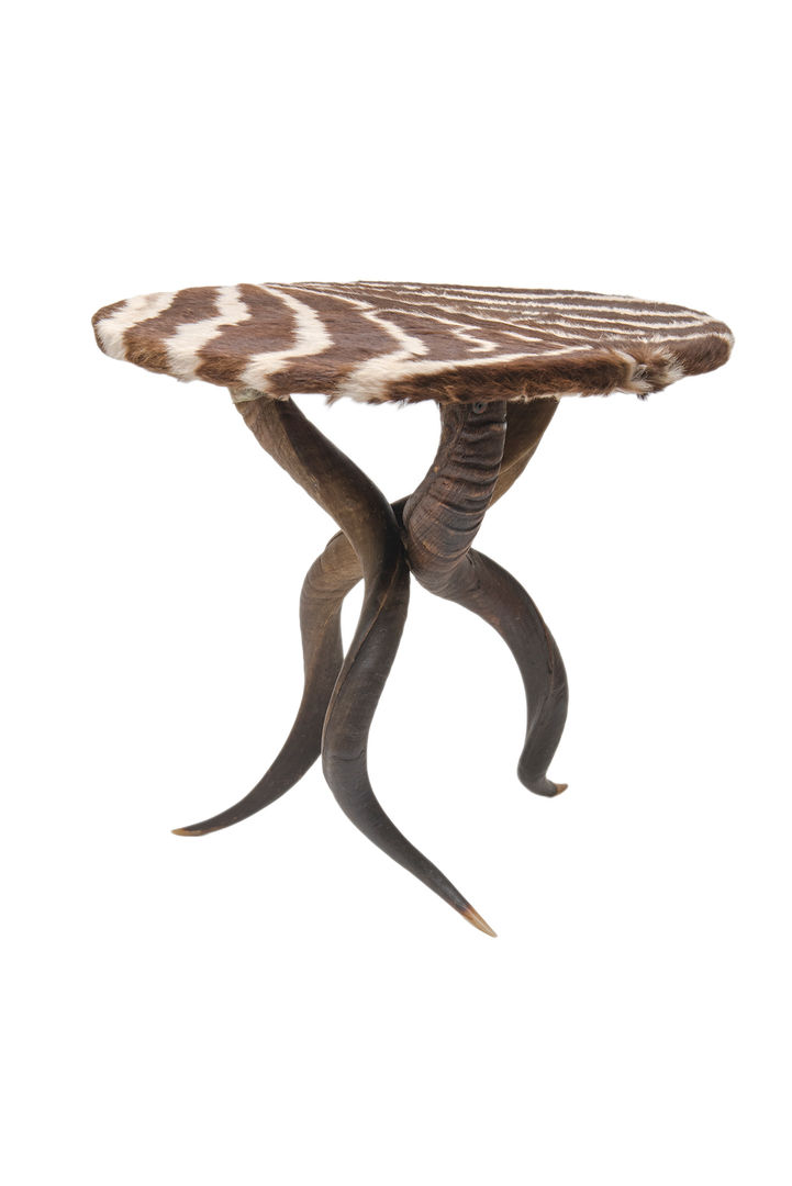 Zebra/Kudu Horn Table From Africa Modern houses Accessories & decoration