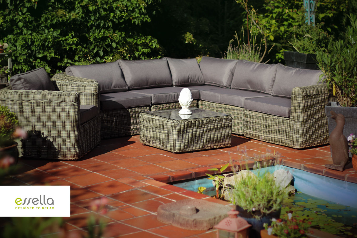 Polyrattan Lounge Stockholm, Too-Design GmbH Too-Design GmbH Modern style gardens Furniture