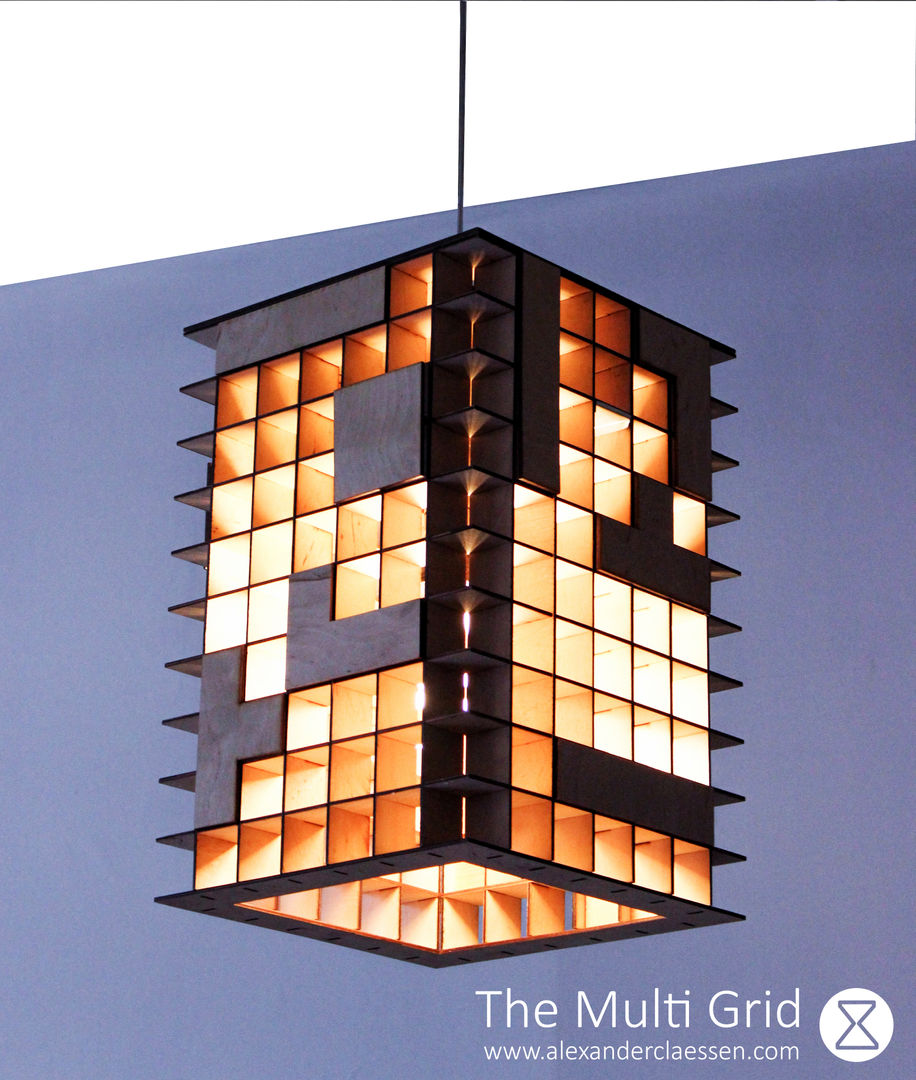 Tetris HangLamp, Alexander Claessen Alexander Claessen مساحات تجارية مكاتب العمل والمحال التجارية