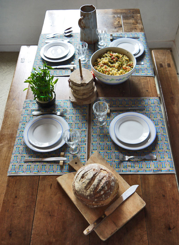 TORCHON / DISH TOWEL cantina, décoratoire décoratoire Cocinas de estilo clásico Accesorios y textiles