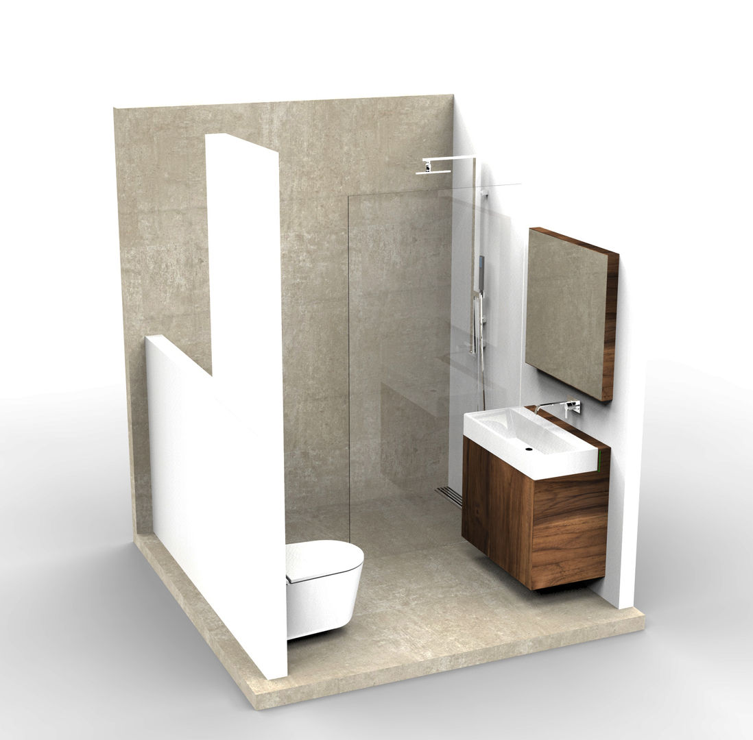 Minimalistic Bathroom, Alexander Claessen Alexander Claessen حمام