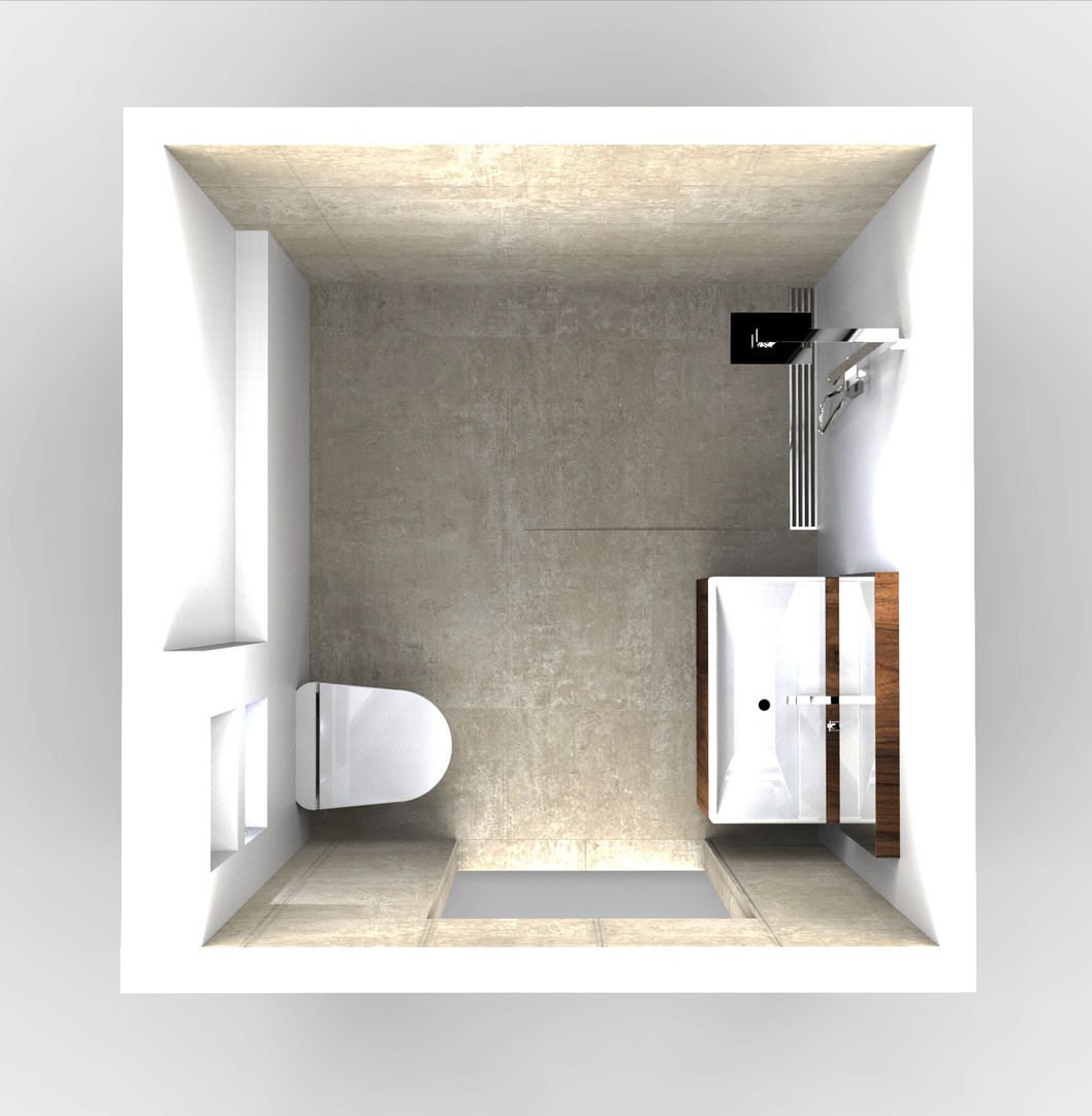 Minimalistic Bathroom, Alexander Claessen Alexander Claessen Casas de banho minimalistas
