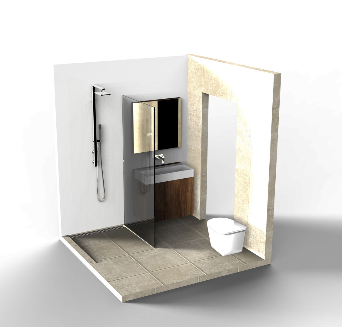 Minimalistic Bathroom, Alexander Claessen Alexander Claessen 인더스트리얼 욕실