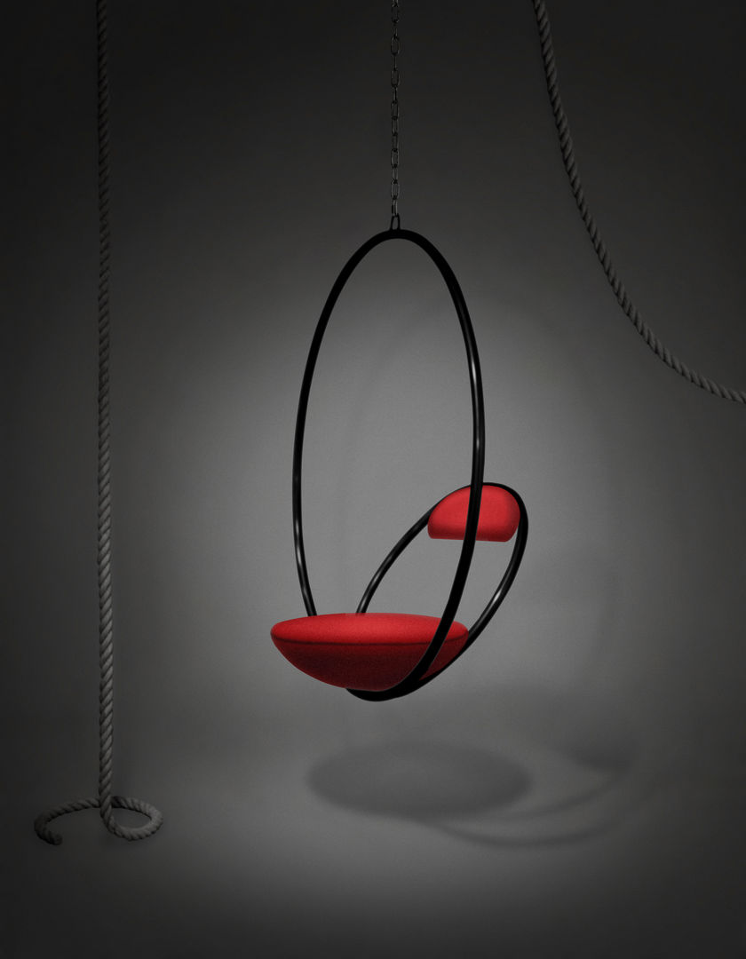 Hanging Hoop Chair Lee Broom Salas de estilo minimalista