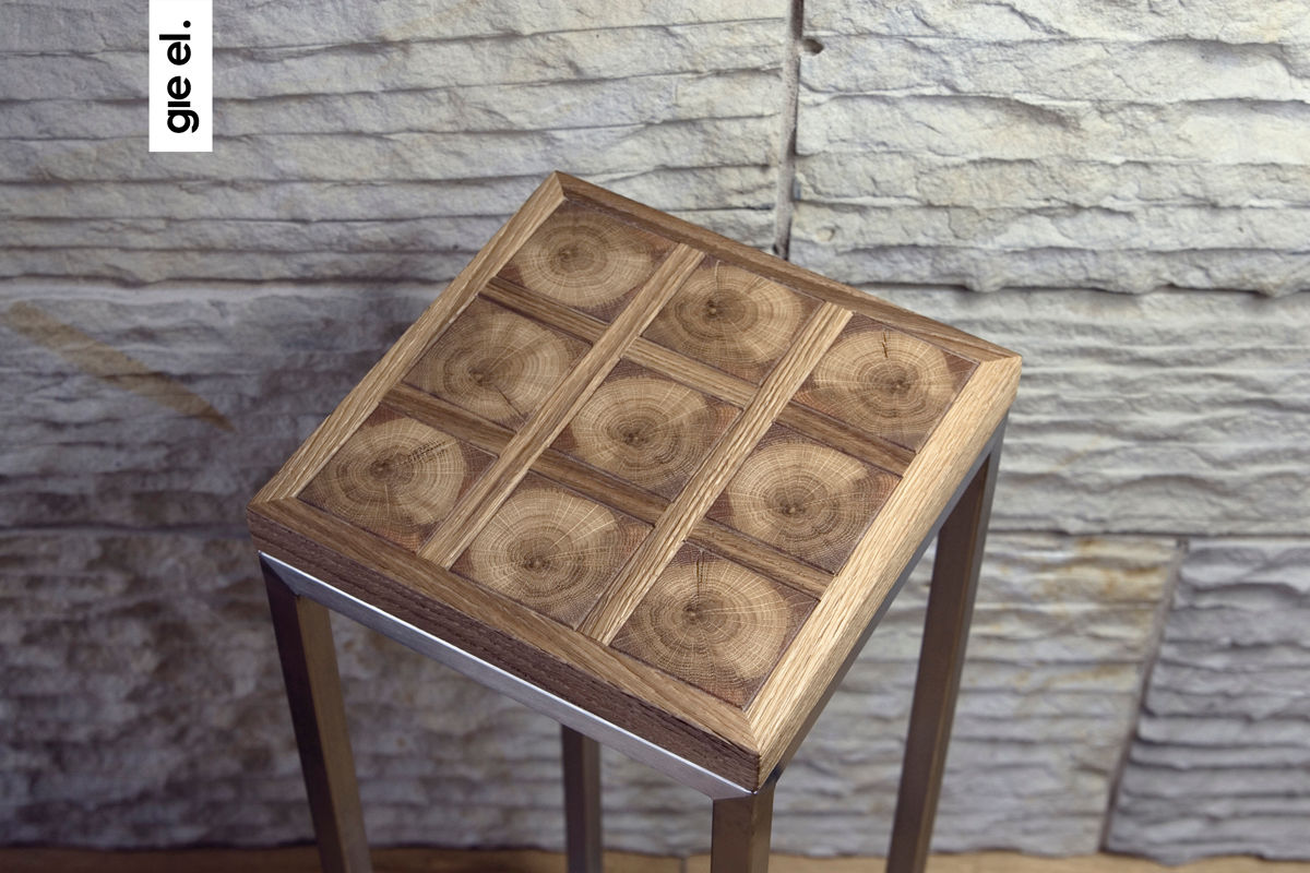 Table with a real piece of wood, Gie El Home Gie El Home غرفة المعيشة طاولات جانبية و صواني