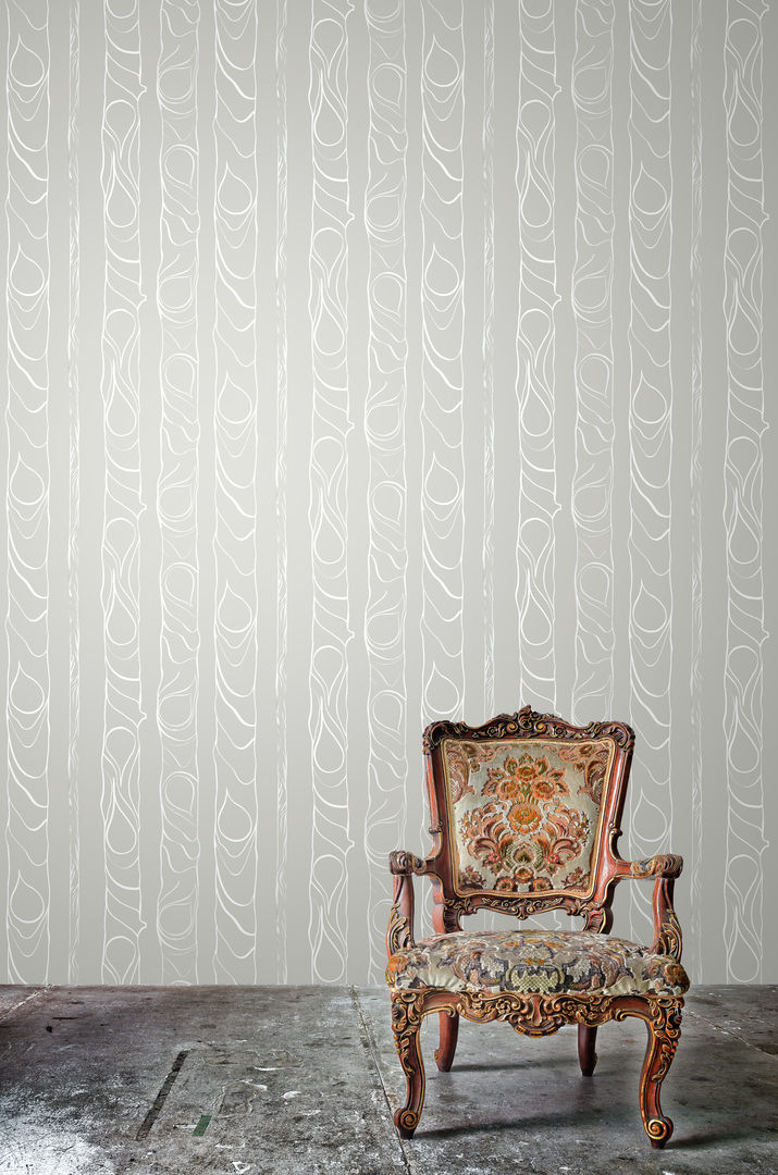 Zhivago wallpaper 'fog' NAT MAKS Paredes y suelos de estilo moderno Papeles pintados