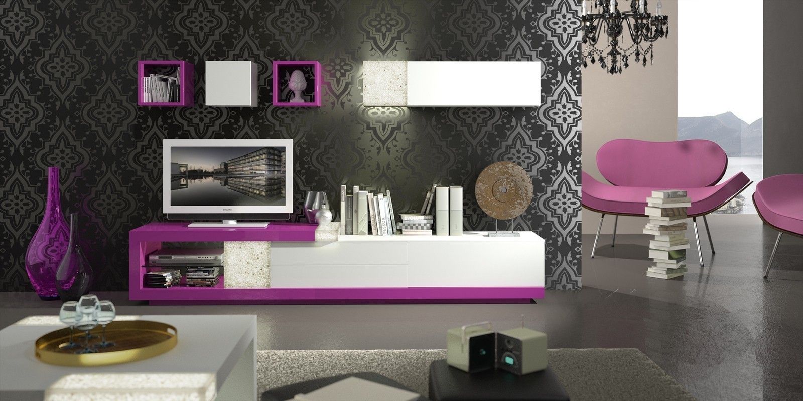 Haz de tu salón un espacio confortable con estos muebles modulares, Ámbar Muebles Ámbar Muebles Ruang Keluarga Modern TV stands & cabinets