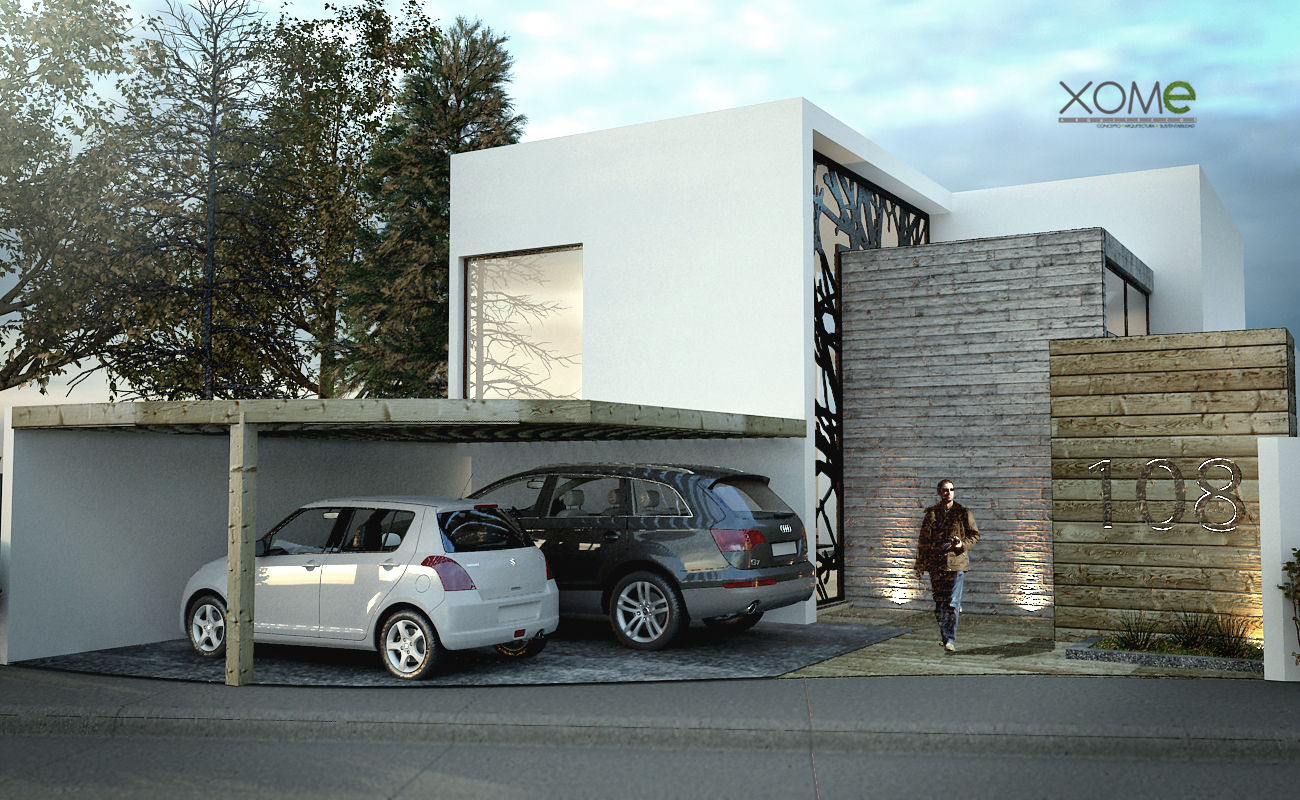 CASAS HABITACION, Xome Arquitectos Xome Arquitectos Casas modernas