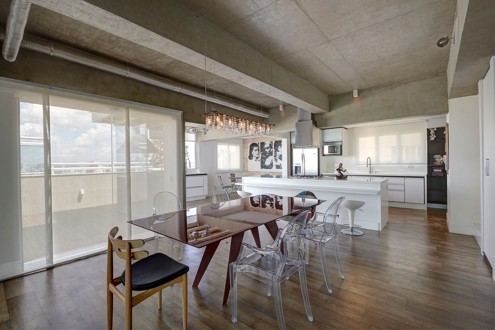 Apartamento Campo Belo - 374m2, Viviane Dinamarco Design de Interiores Viviane Dinamarco Design de Interiores 모던스타일 다이닝 룸