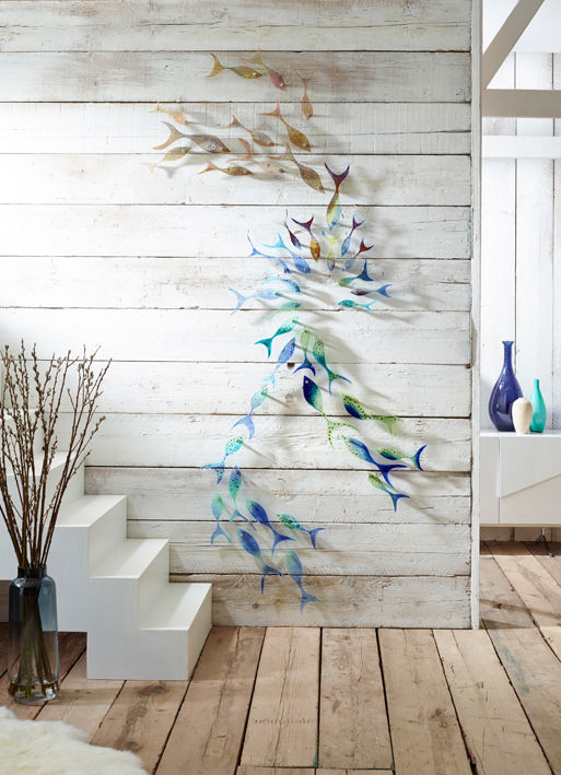 Shoaling Fish, Jo Downs Jo Downs Modern Walls and Floors