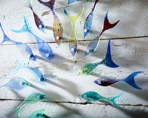 Shoaling Fish, Jo Downs Jo Downs Paredes y pisos de estilo moderno