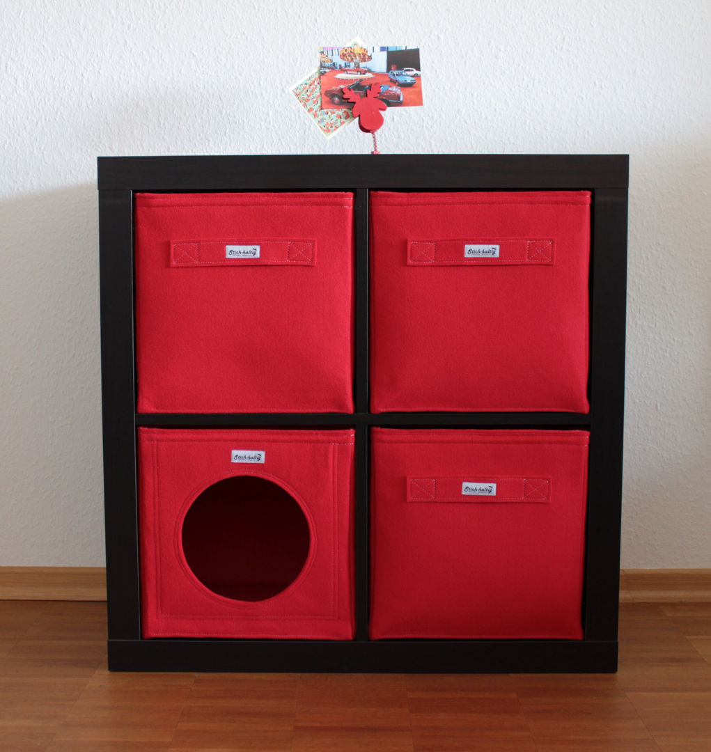 Regalkörbe aus Filz, Stich-haltig Stich-haltig Modern Living Room Storage