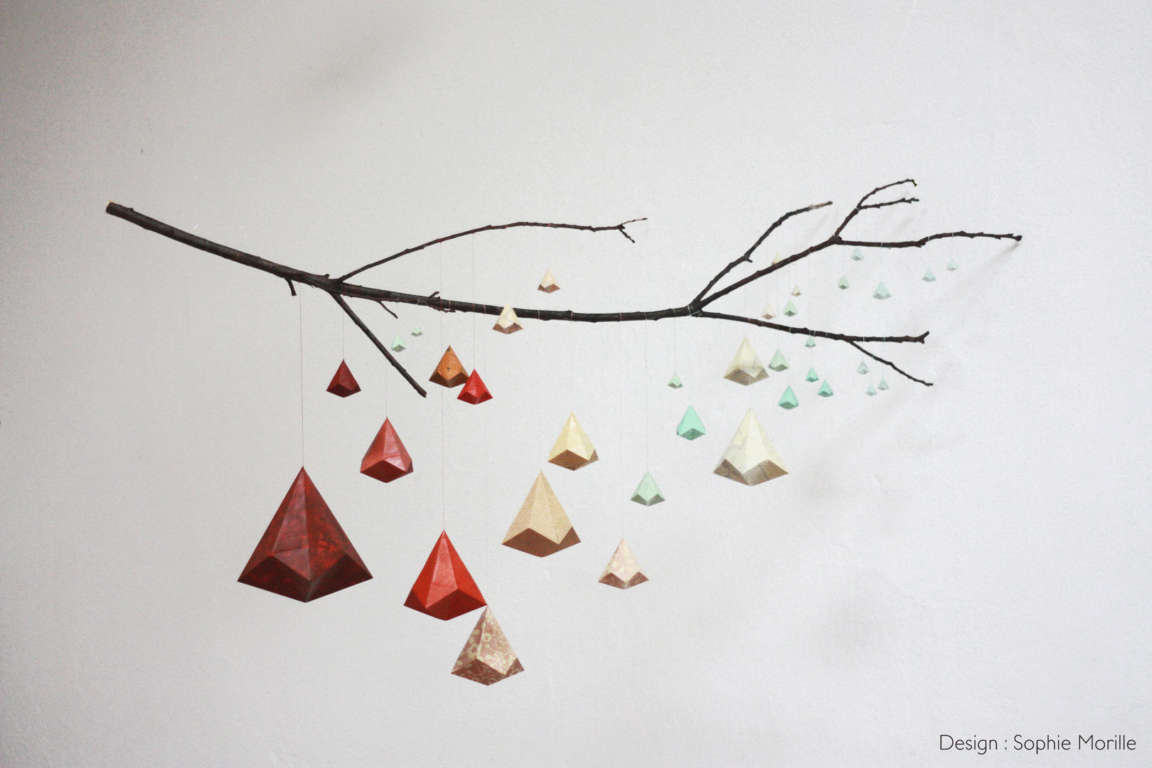 " Objets à rêves" en origami, Sophie Morille Designer Textile Sophie Morille Designer Textile Ulteriori spazi Altri oggetti d'arte