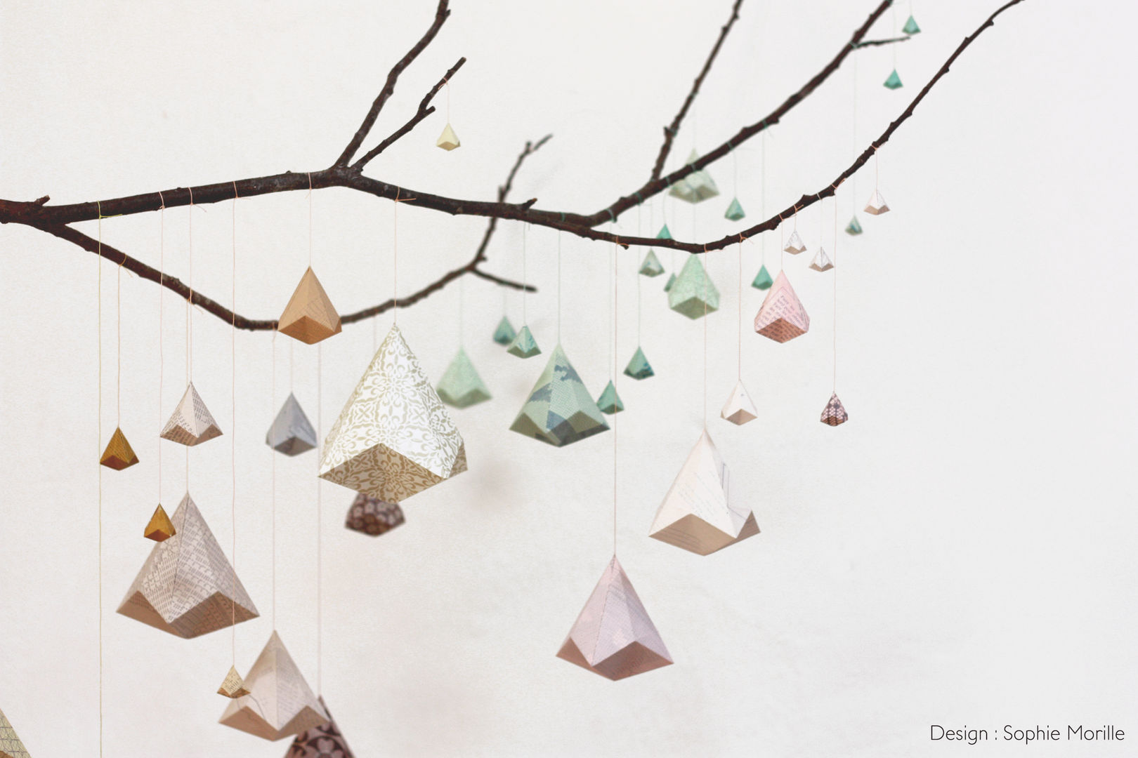 " Objets à rêves" en origami, Sophie Morille Designer Textile Sophie Morille Designer Textile غرف اخرى قطع فنية آخرى