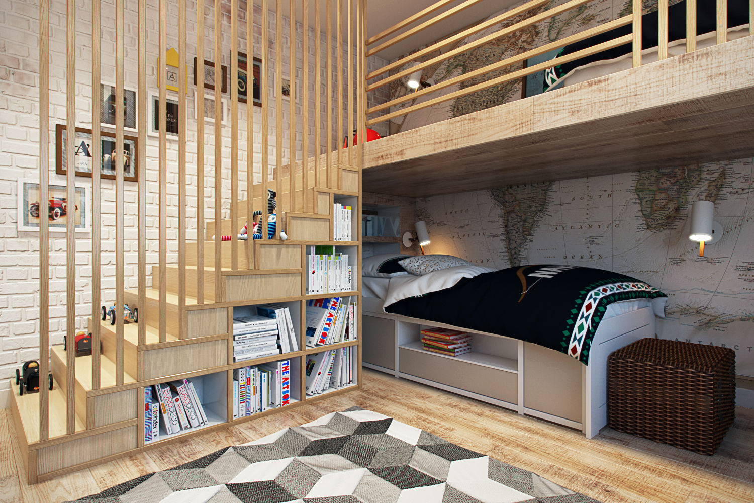 homify Industriale Kinderzimmer