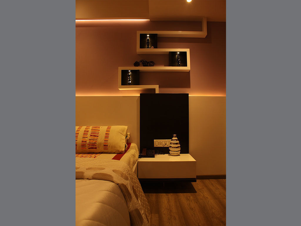 Colourful Abode in Kandivali, S K Designs S K Designs Fotos de Decoración y Diseño de Interiores