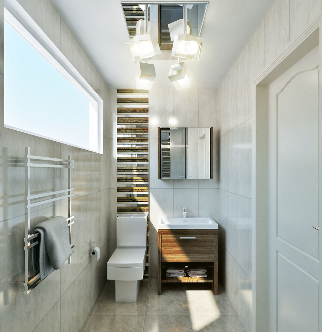 small bathroom Hampstead Design Hub Casas de banho