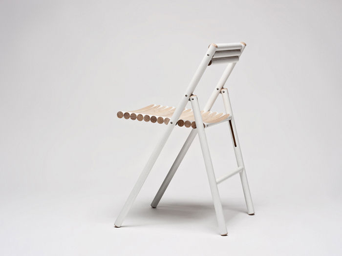 STEEL folding chair Stilst Sala da pranzo moderna Stoviglie & Bicchieri