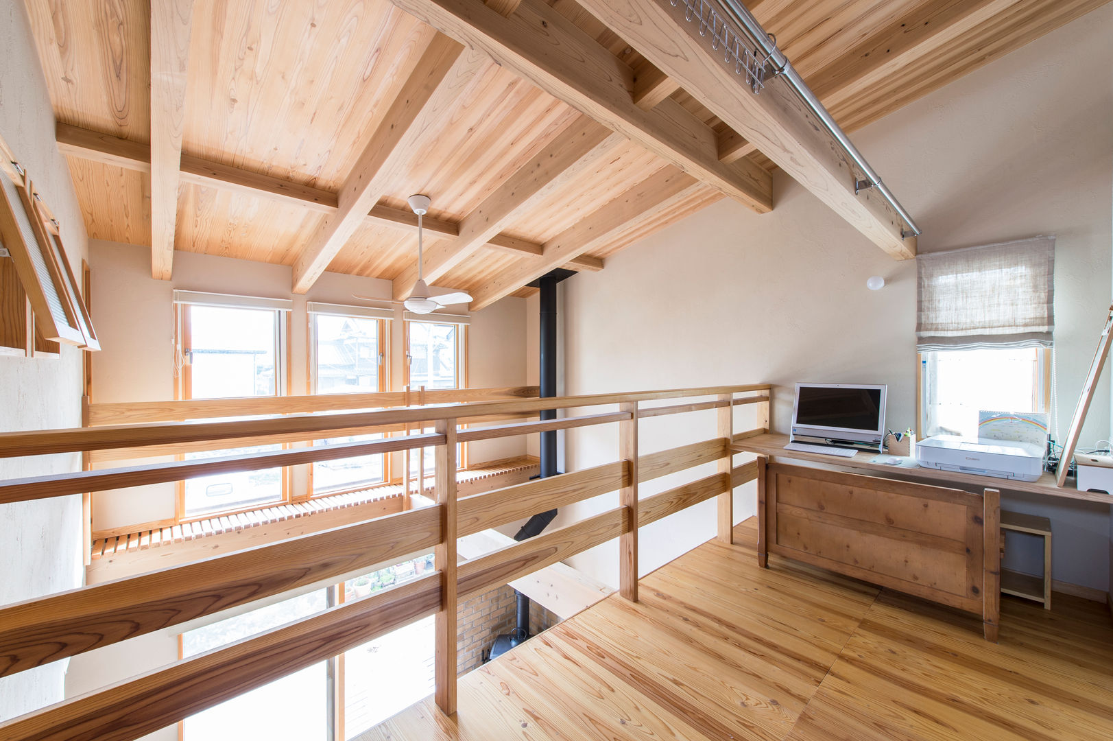 田村の家, Sola sekkei koubou Sola sekkei koubou Minimalistische studeerkamer