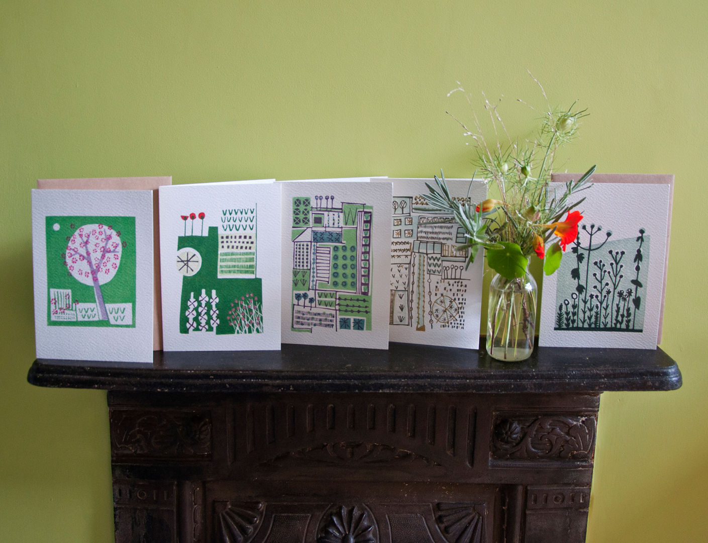 Greetings cards, print collection by Kate Farley Kate Farley ห้องอื่นๆ รูปภาพและภาพวาด