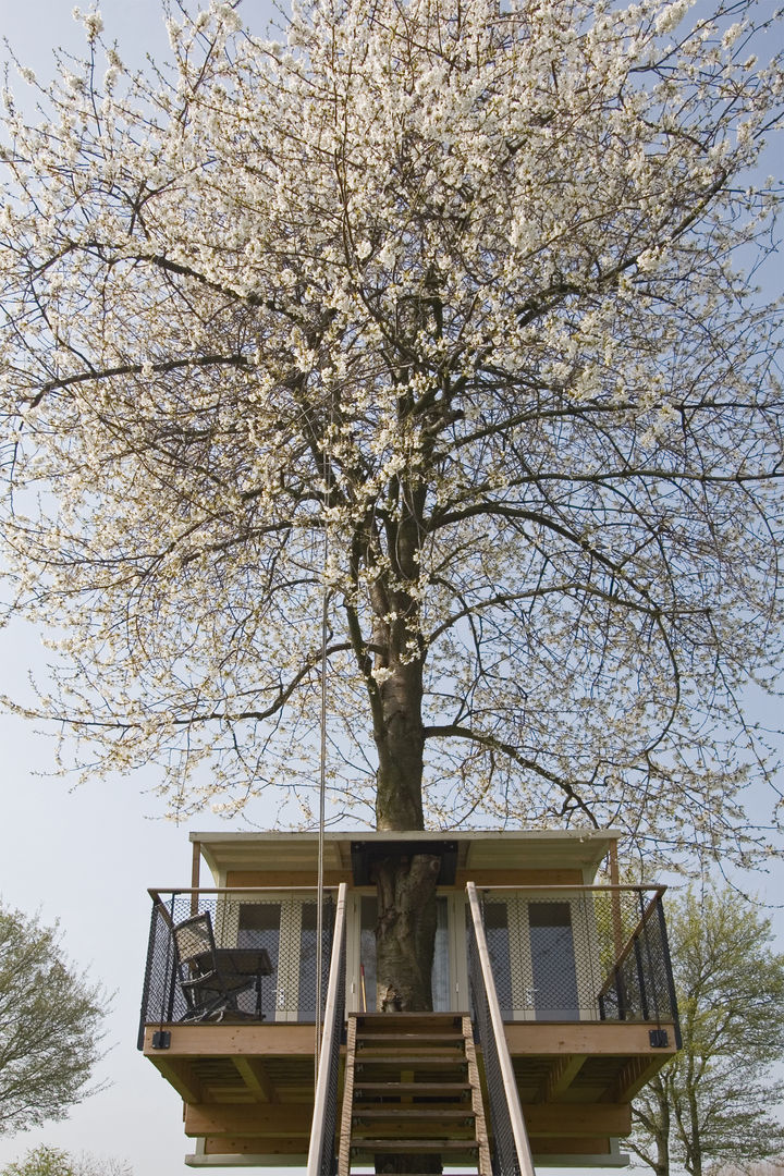 Boomhut, Atelier Dutch Atelier Dutch Quartos modernos Camas e cabeceiras