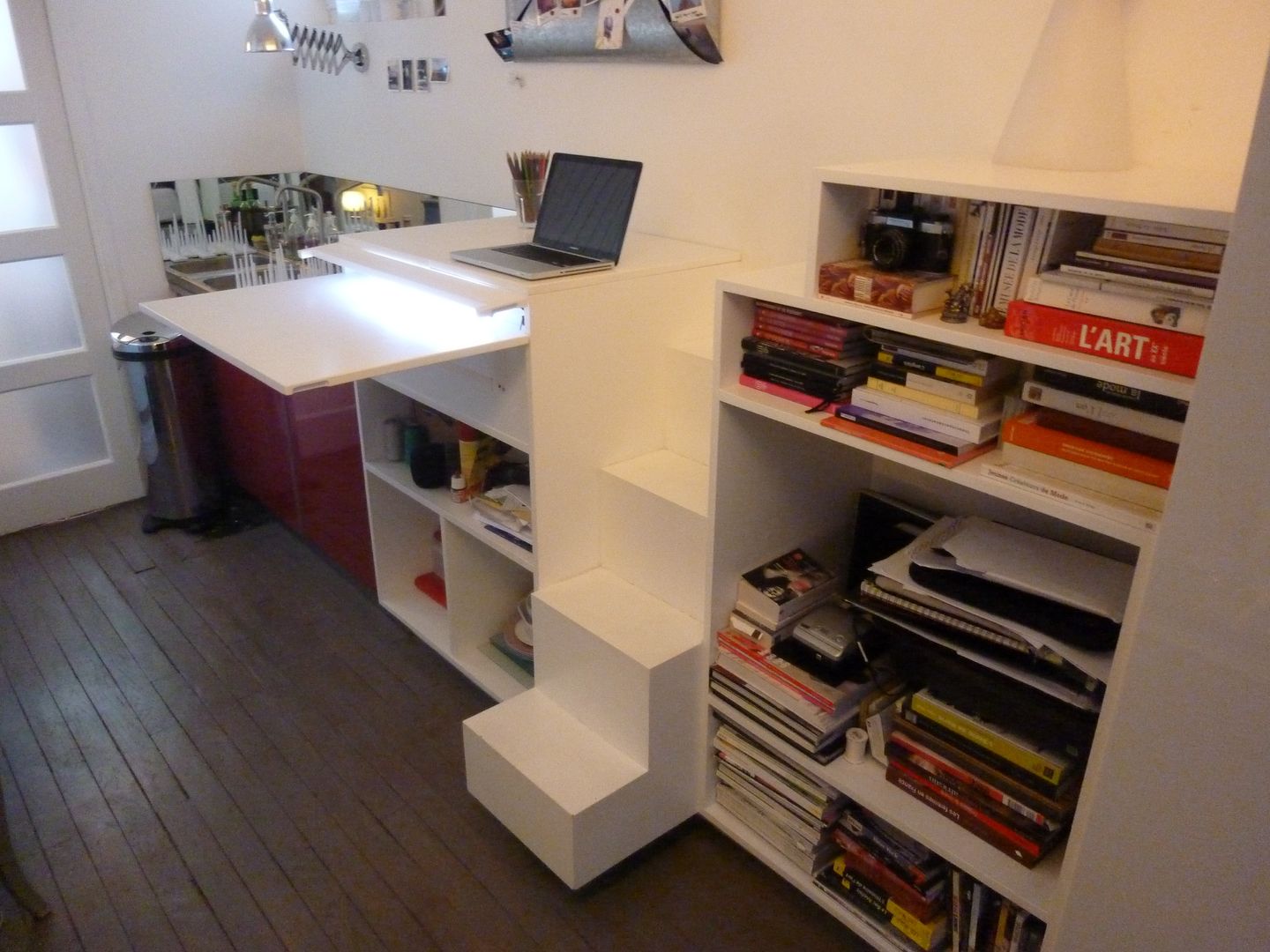 Studio de 14 m2 à Montmartre, Antinomik design Antinomik design 미니멀리스트 거실