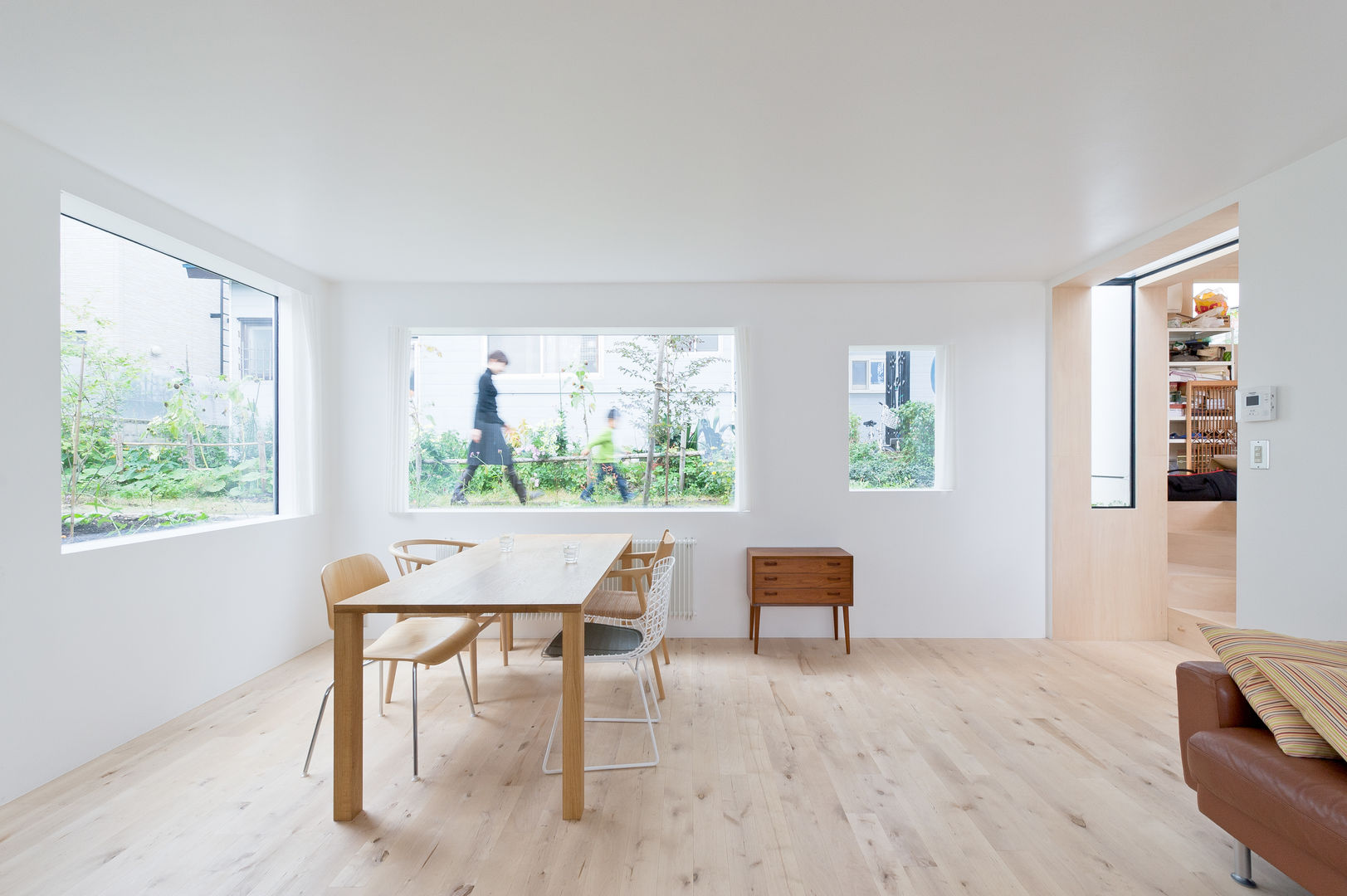 KUMAGAI HOUSE, hiroshi kuno + associates hiroshi kuno + associates Minimalist Yemek Odası