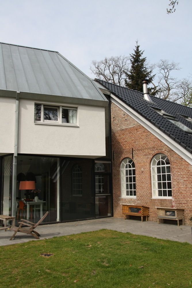 Nieuwbouw en verbouw hallen boerderij, Architectenbureau Jules Zwijsen Architectenbureau Jules Zwijsen Casas de estilo moderno