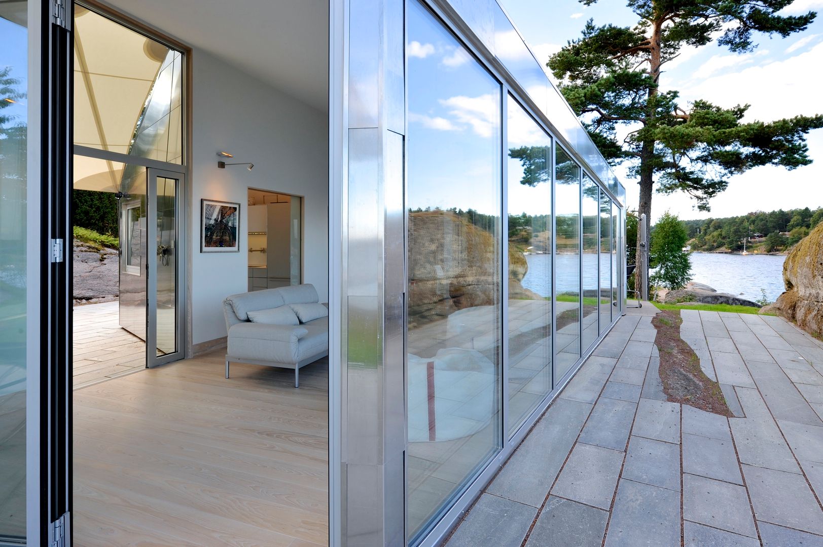 Aluminum Cabin, Jarmund/Vigsnæs AS Arkitekter MNAL Jarmund/Vigsnæs AS Arkitekter MNAL Casas ecléticas