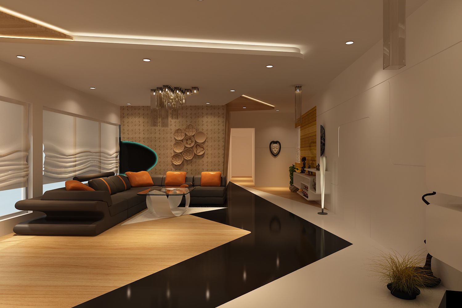 MR.HIRANYA ASHAR'S RESIDENCE , NEX LVL DESIGNS PVT. LTD. NEX LVL DESIGNS PVT. LTD. Rooms