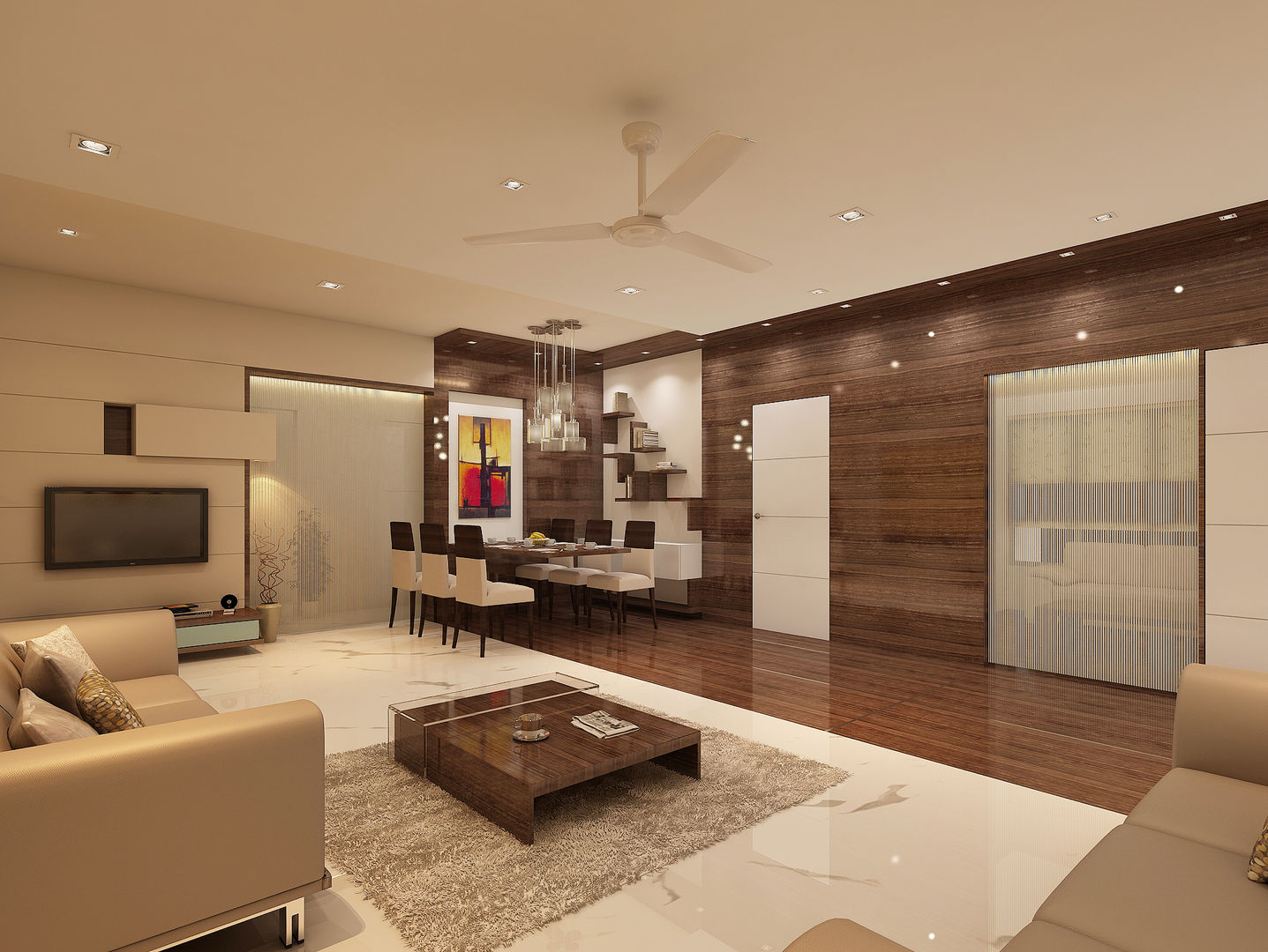 MR.SHIV RATAN'S RESIDENCE, NEX LVL DESIGNS PVT. LTD. NEX LVL DESIGNS PVT. LTD. Espaços