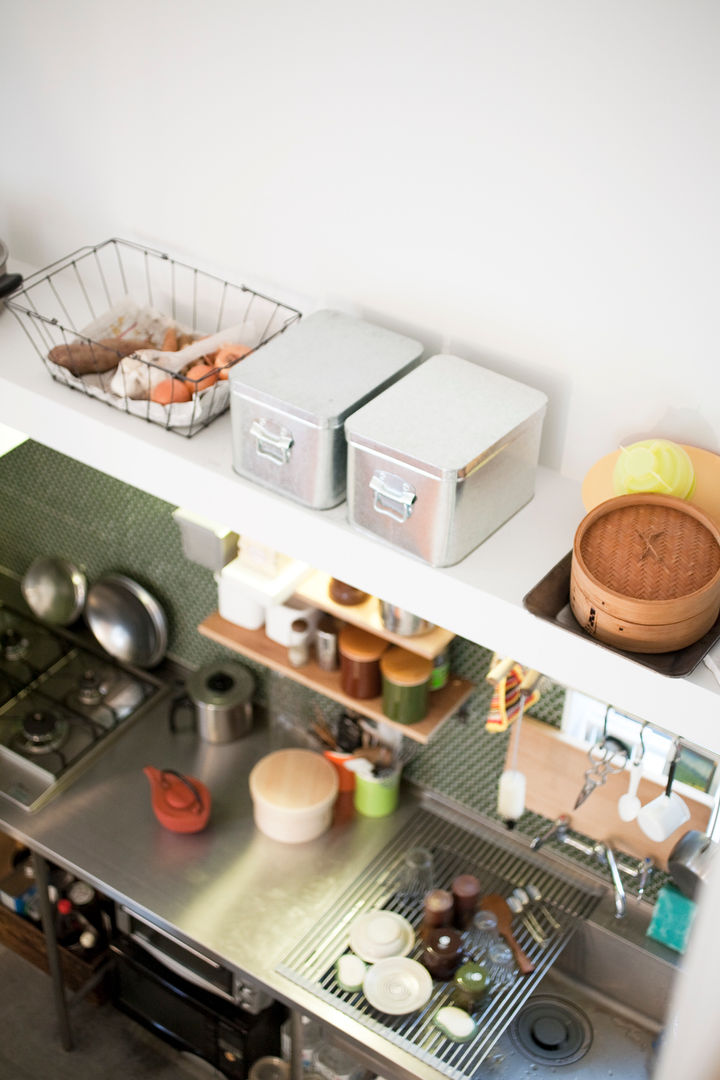 秦野ハウス Hadano House, straight design lab straight design lab Scandinavian style kitchen