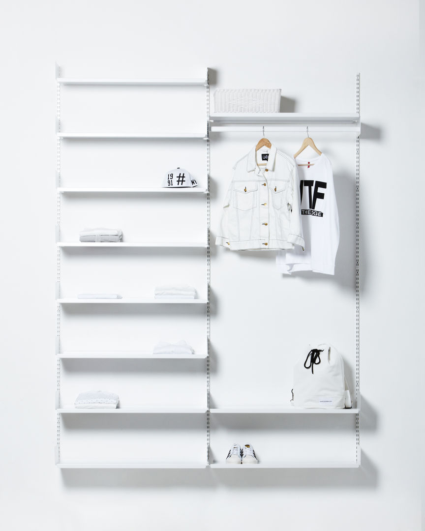 FLOATING SHELVING_OPEN DRESSROOM SOLUTION, THE THING FACTORY THE THING FACTORY Vestidores modernos Armarios y cómodas