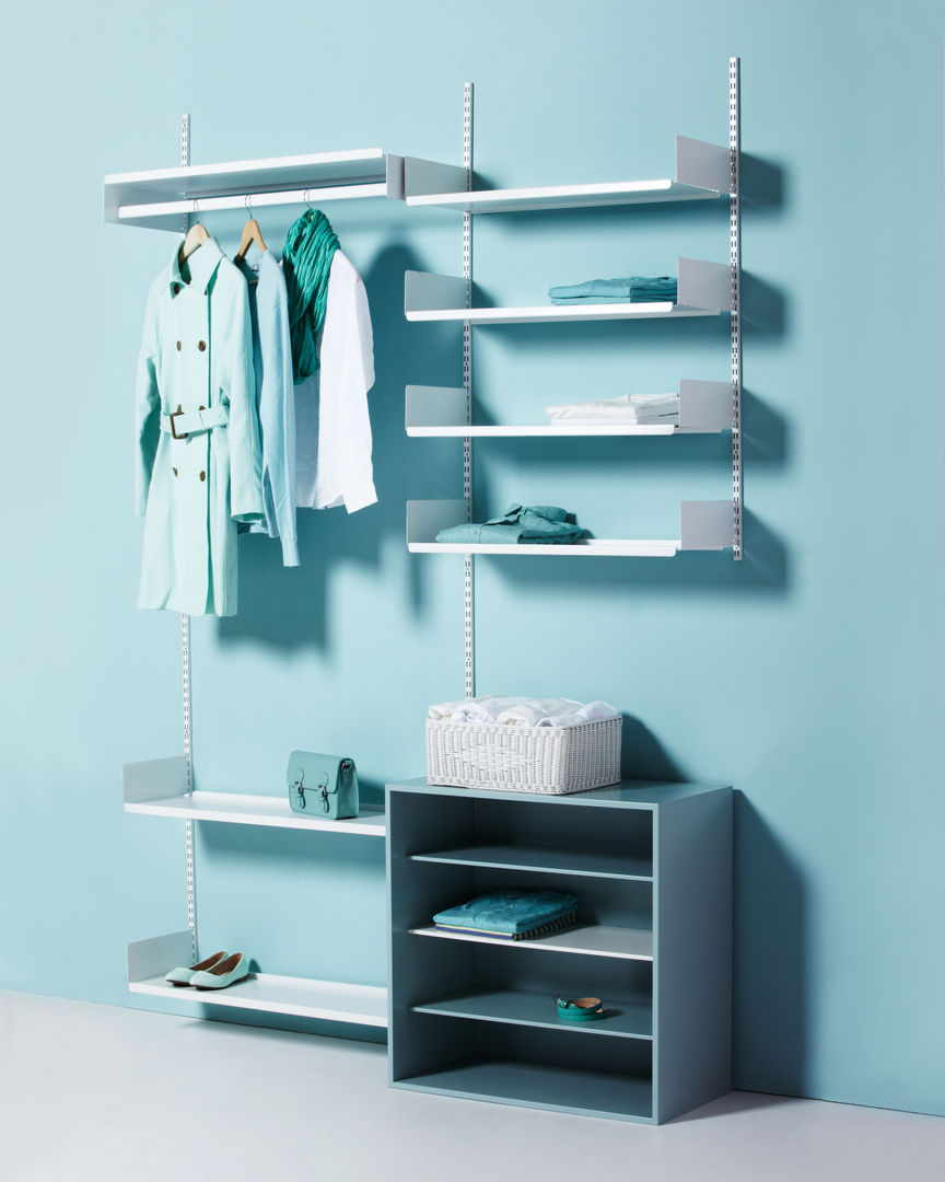 FLOATING SHELVING_OPEN DRESSROOM SOLUTION, THE THING FACTORY THE THING FACTORY Nowoczesna garderoba Szafy i komody