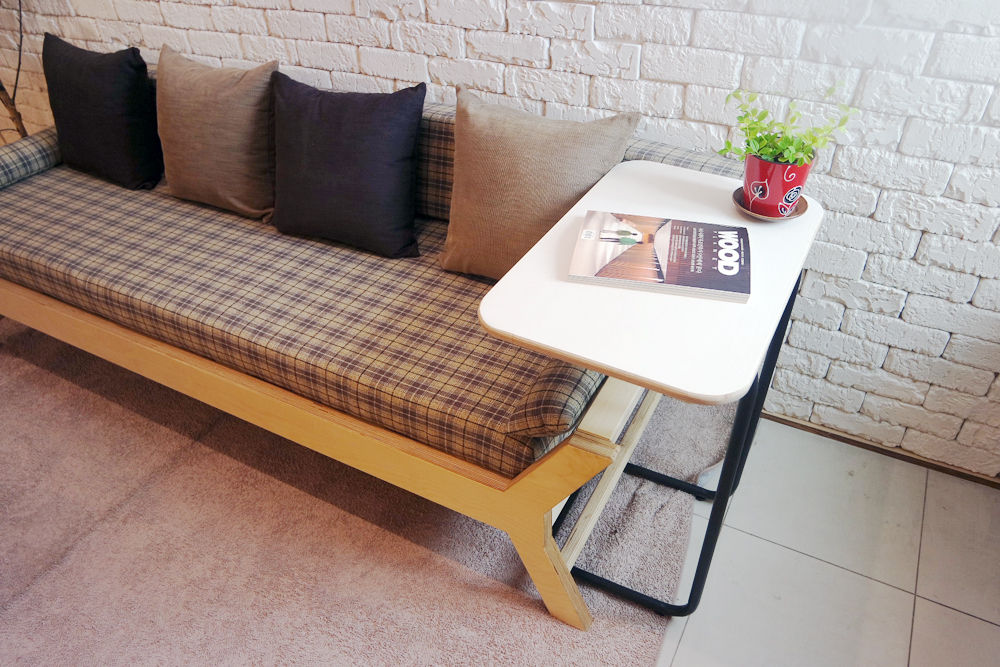 N.E fabric bench, Design-namu Design-namu Salas de estilo escandinavo Sofás y sillones