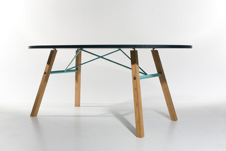 Tafel Join, Suspacious Suspacious インダストリアルデザインの ダイニング テーブル
