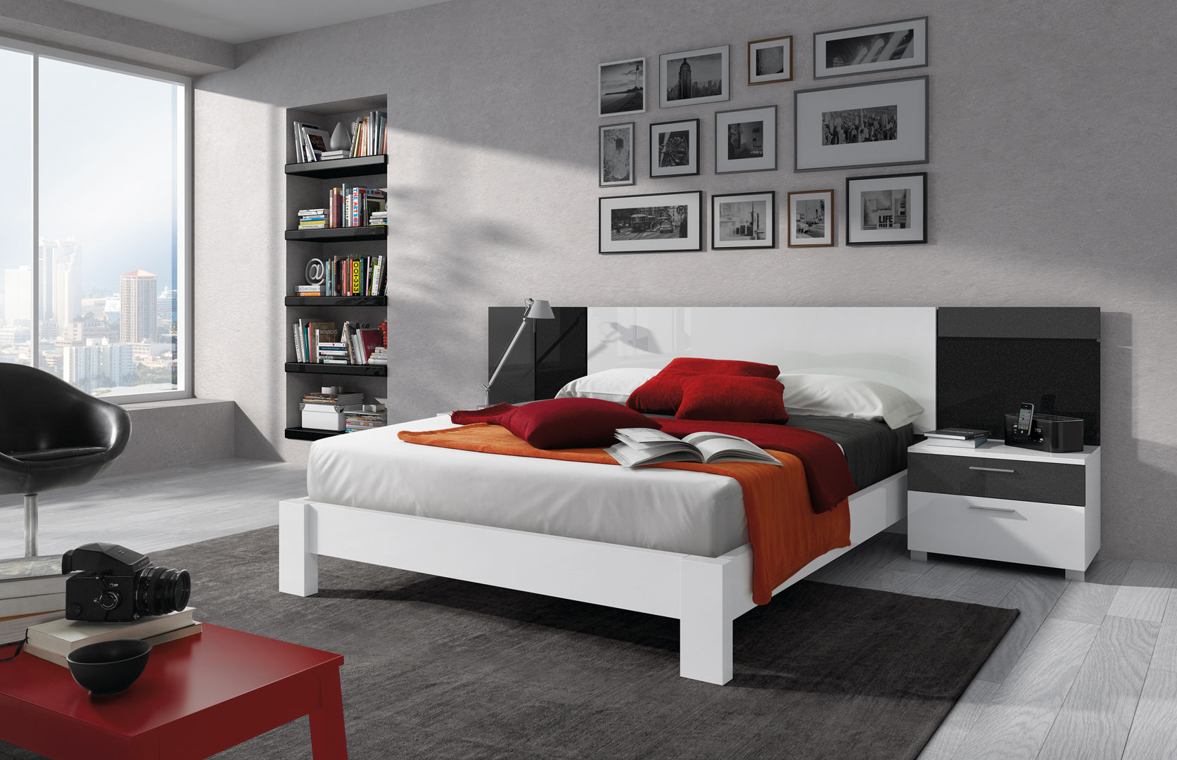 Dormitorios y Armarios, Baixmoduls Baixmoduls Modern Yatak Odası