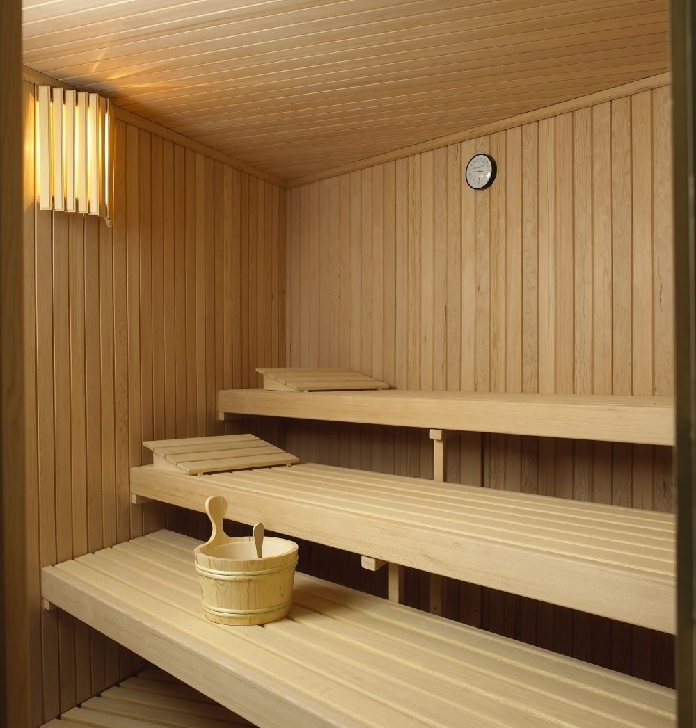 Sauna de interior de diseño homify Spa modernos Accesorios para piscinas y spa