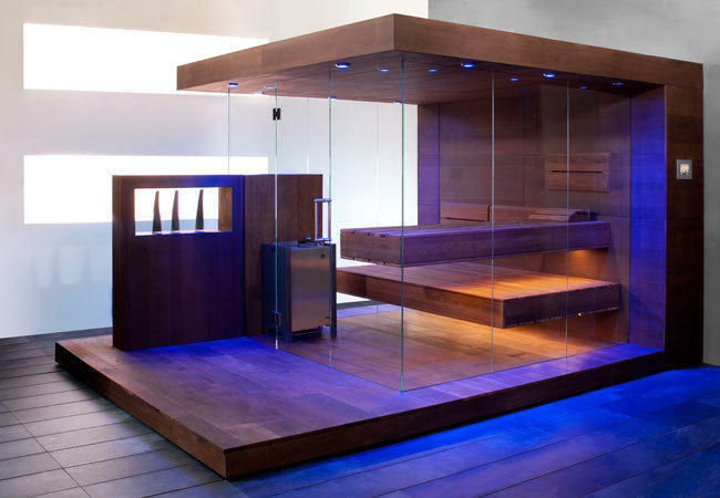 Meine Design-Sauna, corso sauna manufaktur gmbh corso sauna manufaktur gmbh Spa escandinavos Vidrio