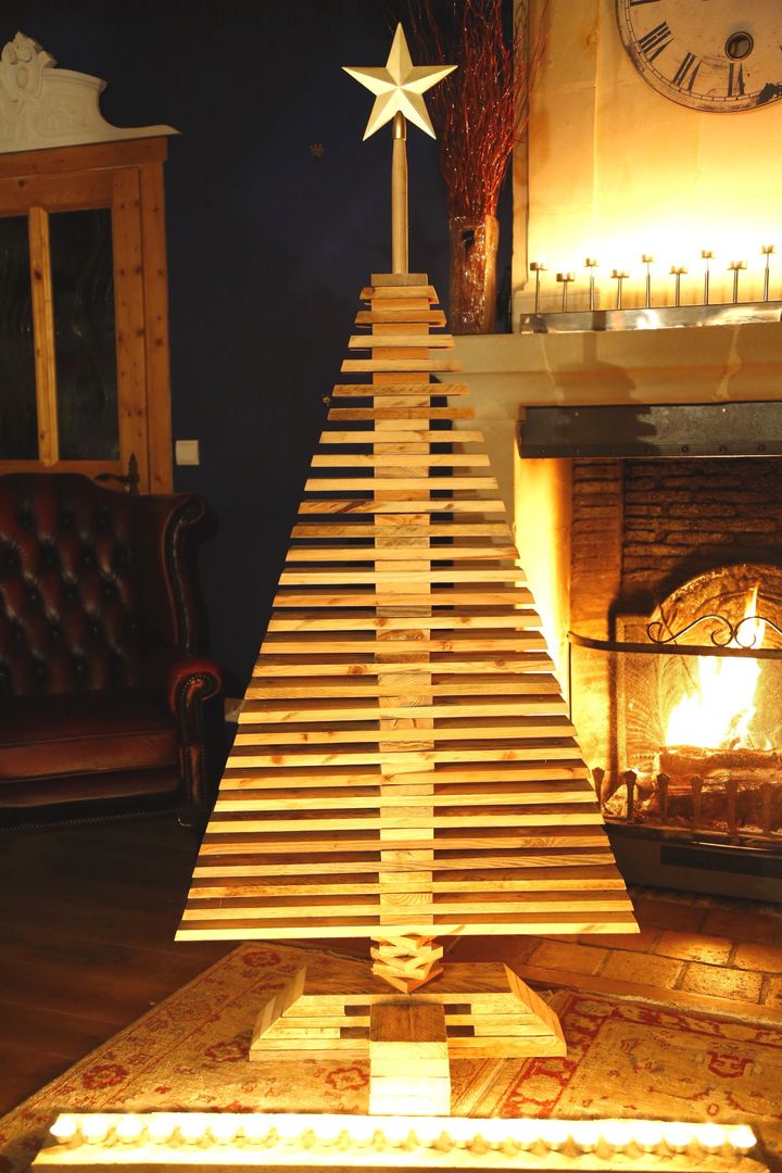 Décoration de Noël en bois de palette, Wood BC Wood BC منازل ديكورات واكسسوارات