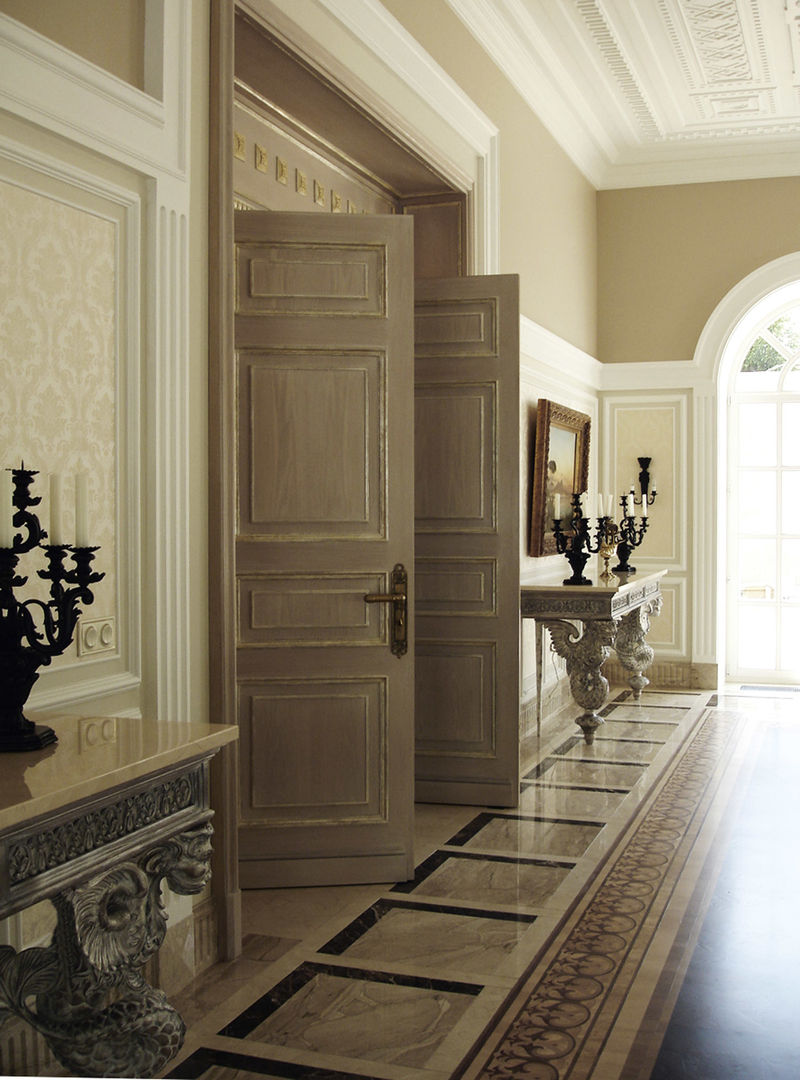 Luxury Design - Ville - Private Residence, DECORMARMI SRL DECORMARMI SRL Corredores, halls e escadas